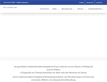 Tablet Screenshot of dr-laubinger.de